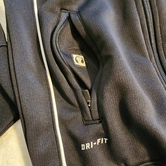 Nike Dri Fit Black White Full Zip Track Jacket Women's XS - Picture 3 of 12